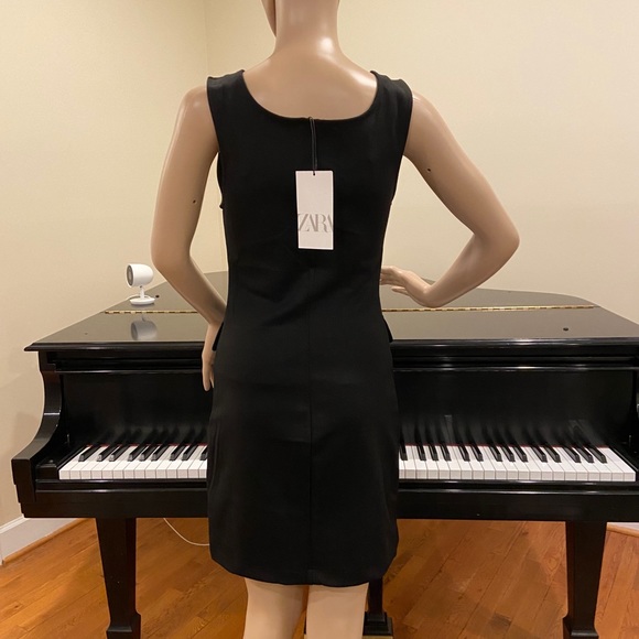NWT Zara black dress w/jewel buttons - Picture 15 of 16